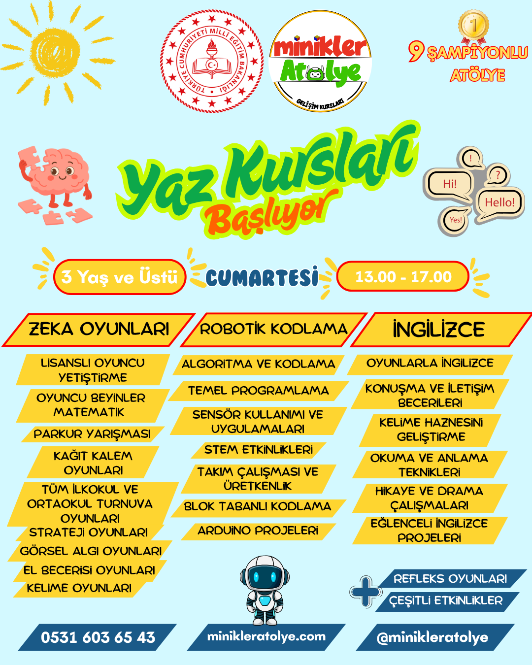 Yaz Okulu Hafta sonu